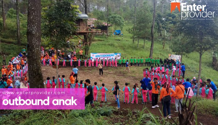 Outbound Anak SD Sidomoro 4 Kebomas Gresik