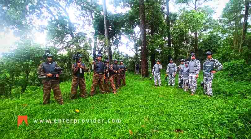 Program Outbound Paintball di Pacet