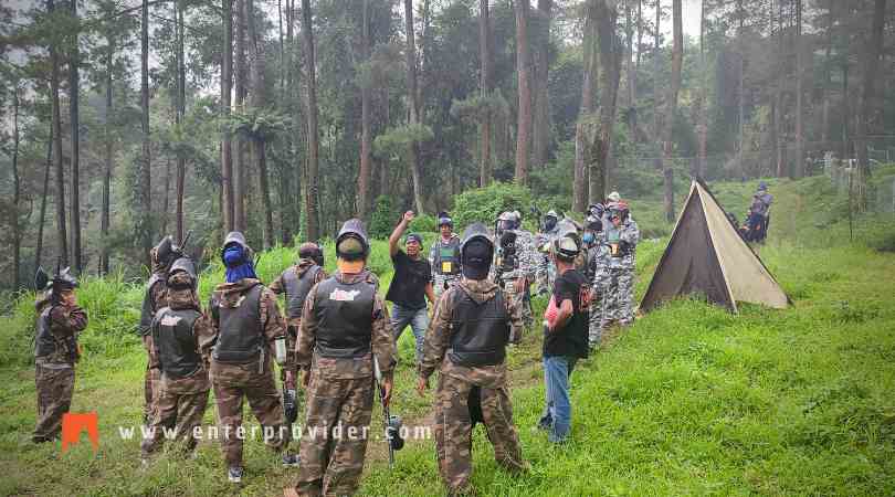 Painball Pemandian Air Panas Pacet