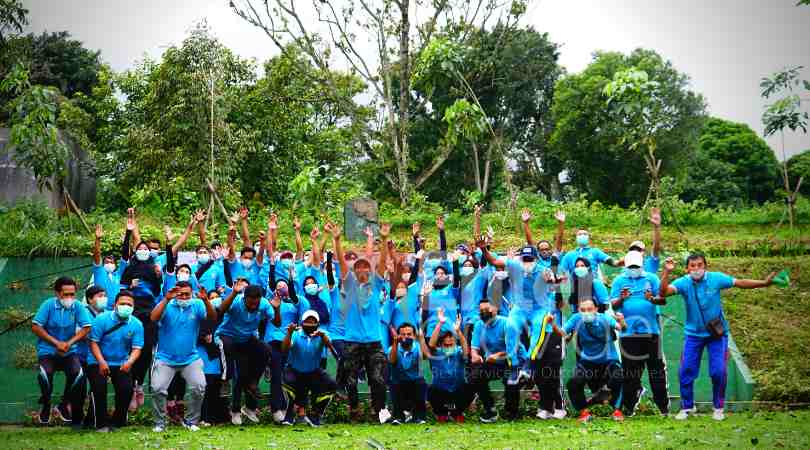 Outbound Gathering Disperindag Pamekasan di Blessing Hills Trawas